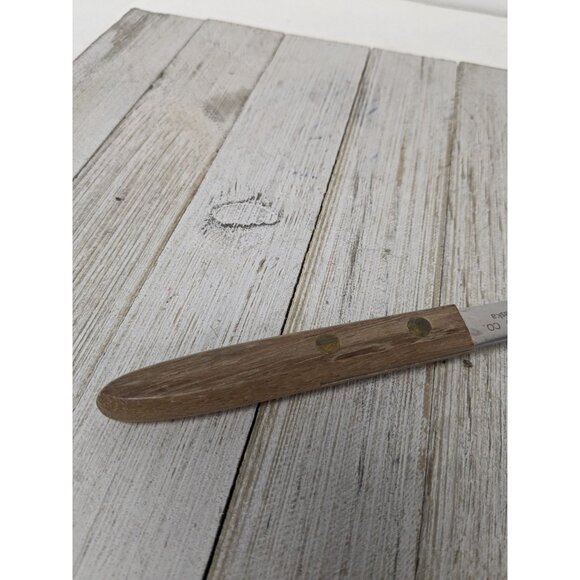 G&K Stainless Steel Ice Cream Spade #1 Scoop Wood Handle Japan 9 1/2" - Picture 3 of 9